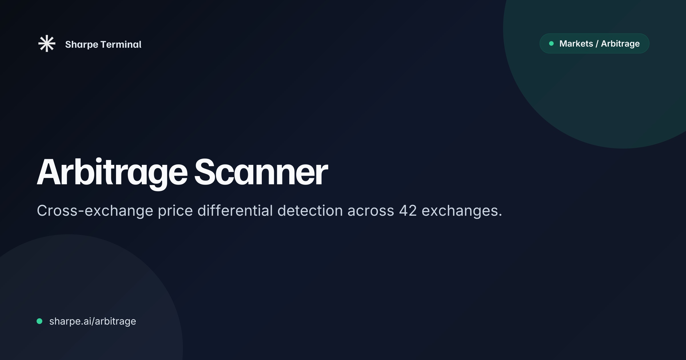 Crypto Arbitrage Scanner: Spot-Perp & Cross-Exchange