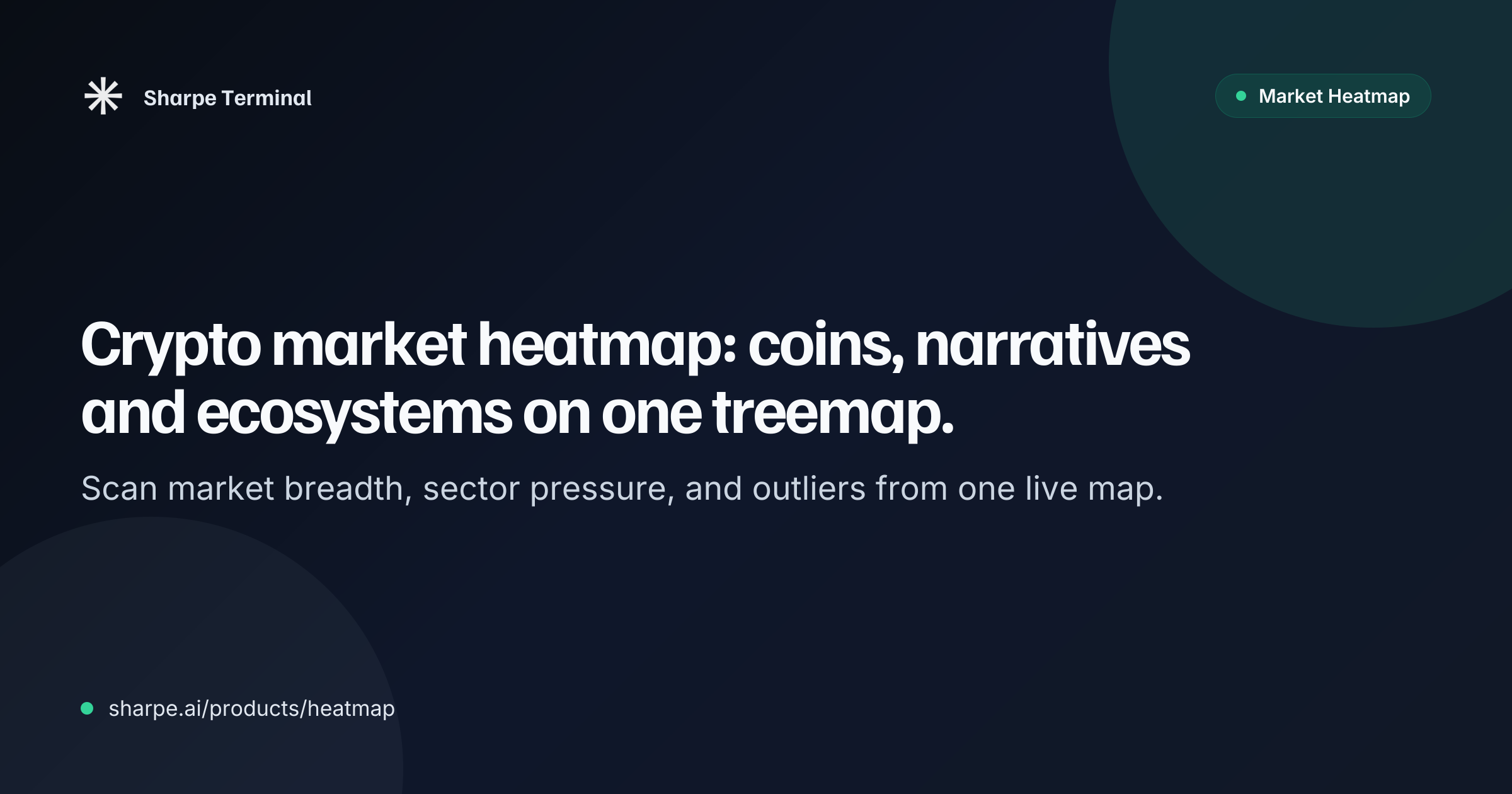 Live Crypto Market Heatmap: Treemap + Sector Grouping